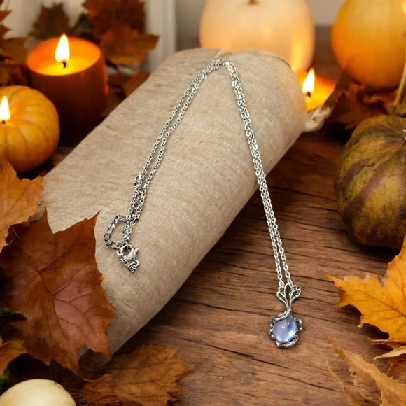 Bohemian Silver Plated Necklace - Picture 2 of 2